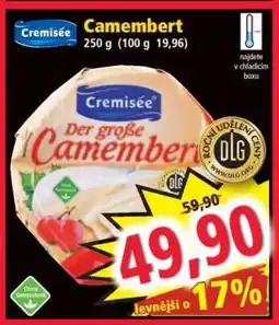 Norma Cremisée Camembert nabídka
