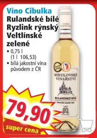 Norma VÍNO CIBULKA nabídka
