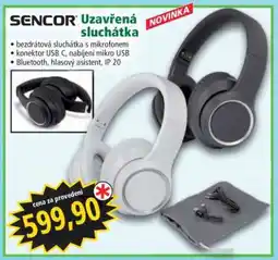 Norma SENCOR Uzavřená sluchátka nabídka