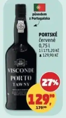 Penny Market Portské červené nabídka
