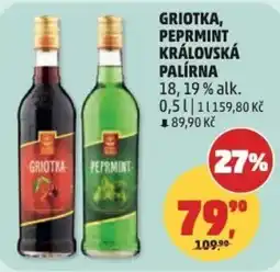 Penny Market Griotka, peprmint královská palírna nabídka