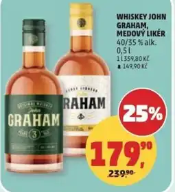 Penny Market Whiskey john graham, medový likér nabídka