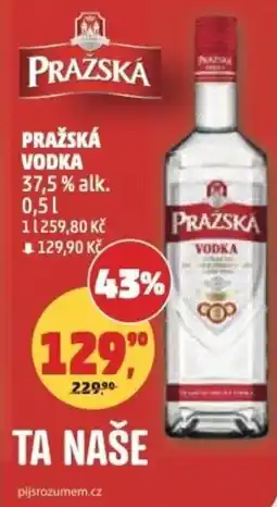 Penny Market Pražská vodka nabídka