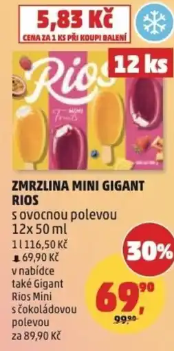 Penny Market Zmrzlina mini gigant rios nabídka