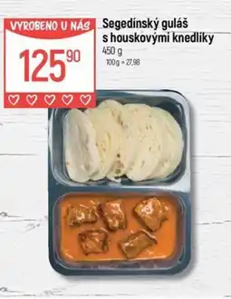 Globus Segedínský guláš s houskovými knedlíky nabídka