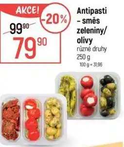 Globus Antipasti -směs zeleniny/ olivy nabídka