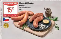Globus Moravská klobása Globus nabídka