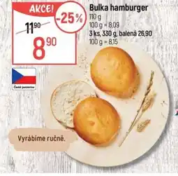 Globus Bulka hamburger nabídka