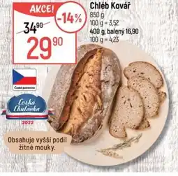 Globus Chléb Kovář nabídka