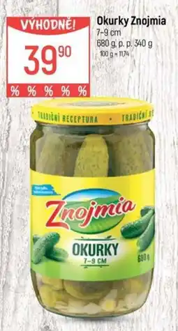 Globus Okurky Znojmia nabídka