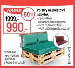 Globus Polstry na paletový nábytek nabídka