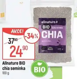 Globus Allnature BIO chia semínka nabídka