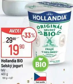 Globus Hollandia BIO Selský jogurt nabídka