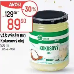 Globus VÁŠ VÝBĚR BIO Kokosový olej nabídka
