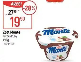 Globus Zott Monte nabídka