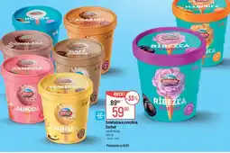 Globus Smetanová zmrzlina, Sorbet nabídka