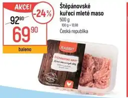 Globus Štěpánovské kuřecí mleté maso nabídka