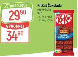Globus KitKat Čokoláda nabídka