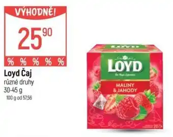 Globus Loyd Čaj nabídka