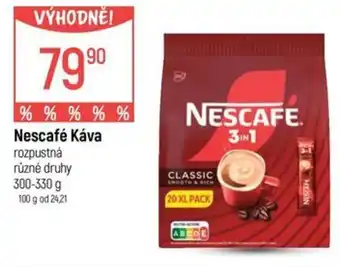 Globus Nescafé Káva nabídka