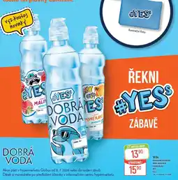 Globus YESS ochucená minerální voda nesycená nabídka
