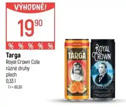 Globus Targa Royal Crown Cola nabídka