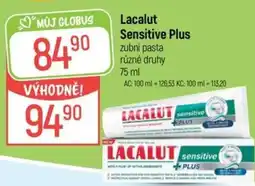 Globus Lacalut Sensitive Plus nabídka