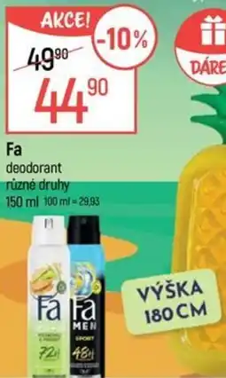Globus Fa deodorant nabídka
