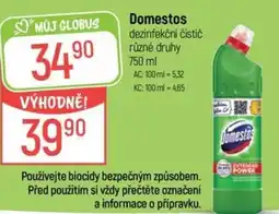 Globus Domestos dezinfekční čistič nabídka