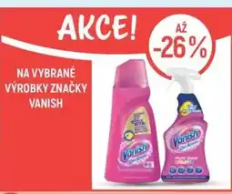 Globus Na vybrané výrobky značky Vanish nabídka