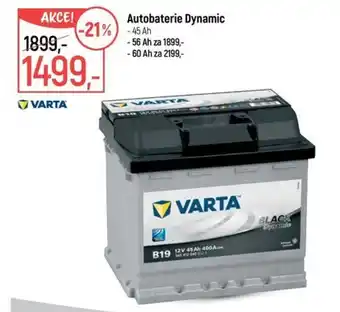 Globus VARTA Autobaterie Dynamic nabídka