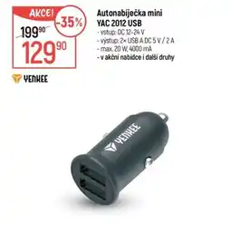 Globus Autonabíječka mini YAC 2012 USB nabídka