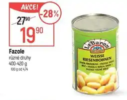 Globus Fazole nabídka
