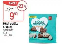 Globus Müsli srdíčka křupavá nabídka