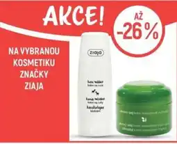 Globus Na vybranou kosmetiku značky Ziaja nabídka