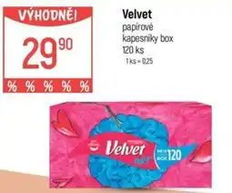 Globus Velvet papírové kapesníky box nabídka