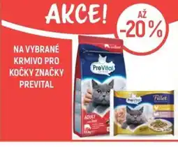 Globus Na vybrané krmivo pro kočky značky PreVital nabídka