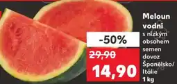 Kaufland Meloun vodní nabídka