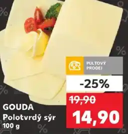 Kaufland GOUDA Polotvrdý sýr nabídka