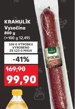 Kaufland KRAHULIK Vysočina nabídka