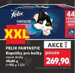 Kaufland FELIX FANTASTIC Kapsičky pro kočky nabídka