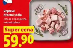 Lidl Vepřové hřbetní sádlo, cena za nabídka