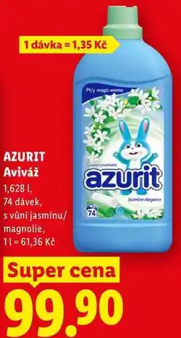 Lidl AZURIT Aviváž 1,628 l/74 dávek nabídka