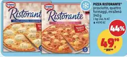 Penny Market Pizza ristorante prosciutto, quattro formaggi, mražená nabídka