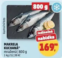 Penny Market Makrela kuchaná mražená nabídka