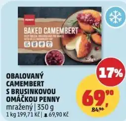 Penny Market Obalovaný camembert s brusinkovou omáčkou penny mražený nabídka