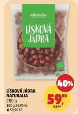 Penny Market Lísková jádra naturalia nabídka