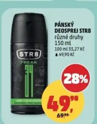 Penny Market Pánský deosprej str8 nabídka