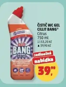 Penny Market Čistič wc gel cillit bang citrus nabídka
