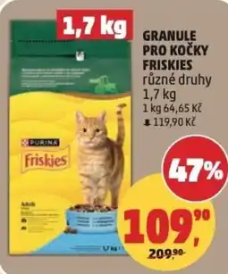 Penny Market Granule pro kočky friskies nabídka